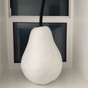 (NWT) White Pear-Shaped Home Modern Decor Piece  (Torre & Tagus)